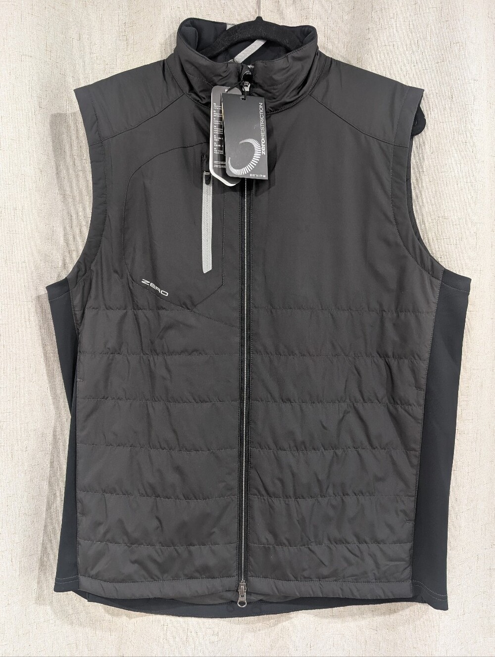 ZeroRestriction Z625 PrimaLoft Windproof Golf Vest NWT Size Large